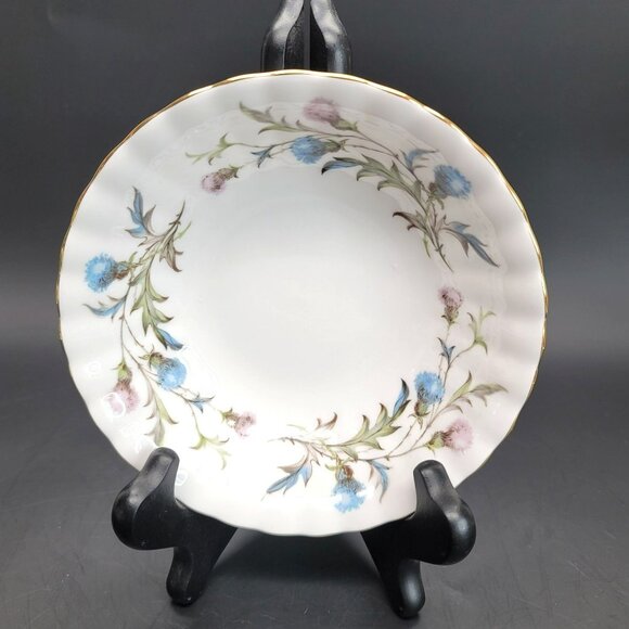 Royal Albert Small Bowls Brigadoon Thistles Set Fruit Dessert Bone China RB206 - Picture 1 of 5